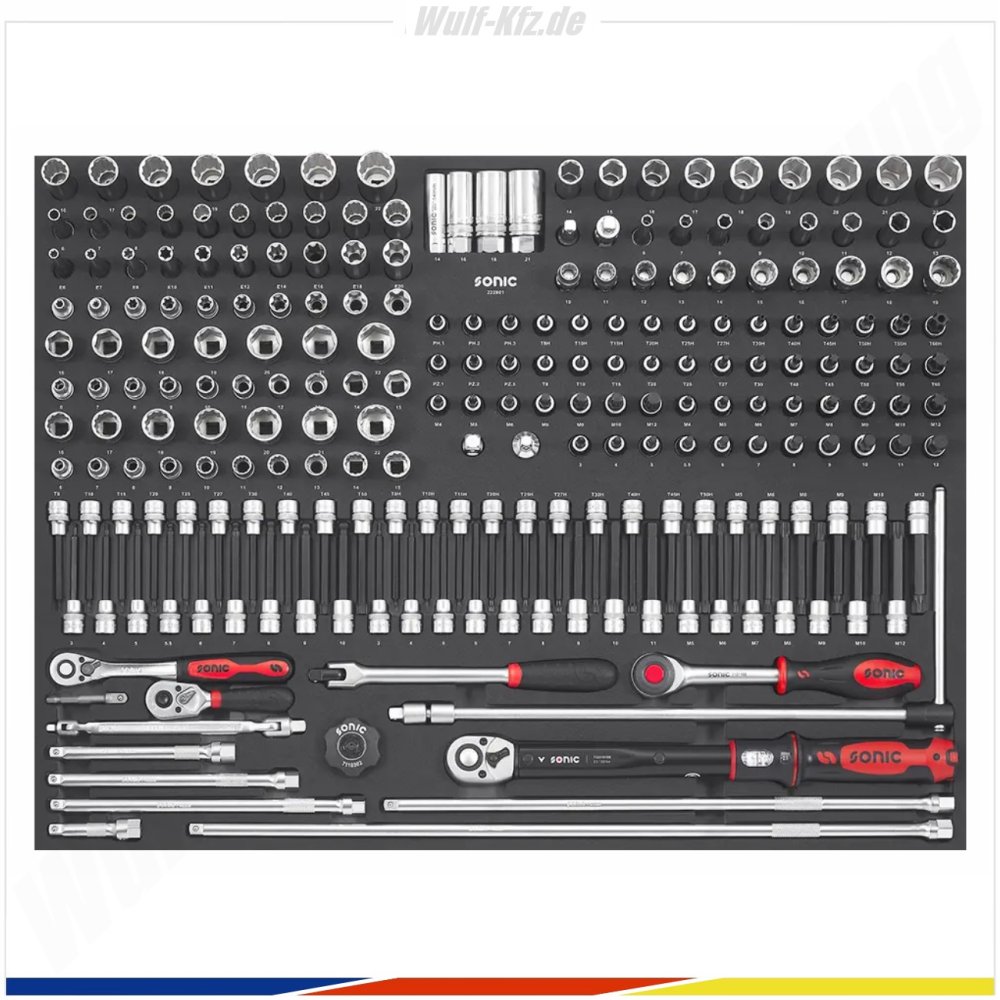 Sonic Werkstattwagen NEXT S12XD / 887-tlg.